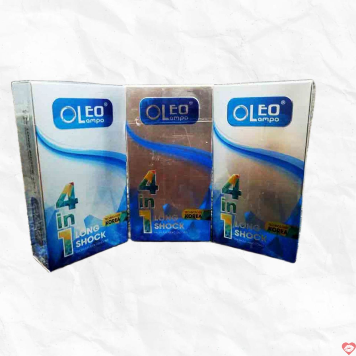 Bao cao su Oleo Lampo 4in1 Korea 2018 mới siêu mỏng an toàn tiện lợi 
