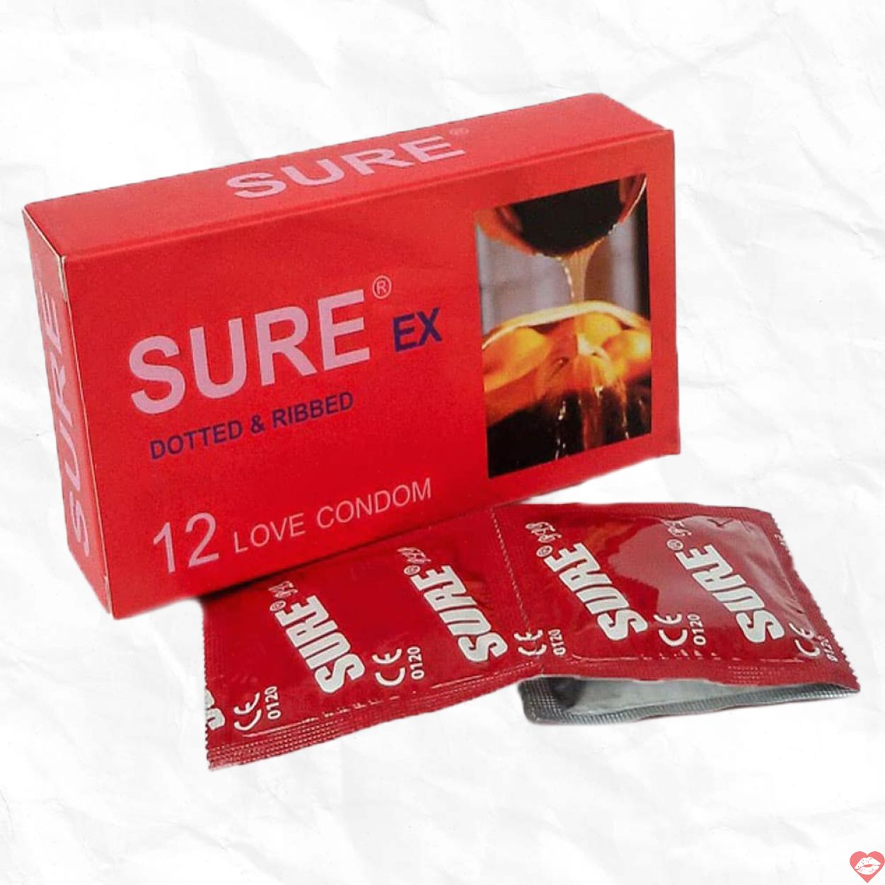 Bao cao su Sure Đỏ chính hãng bảo vệ tuyệt đối giá tốt 