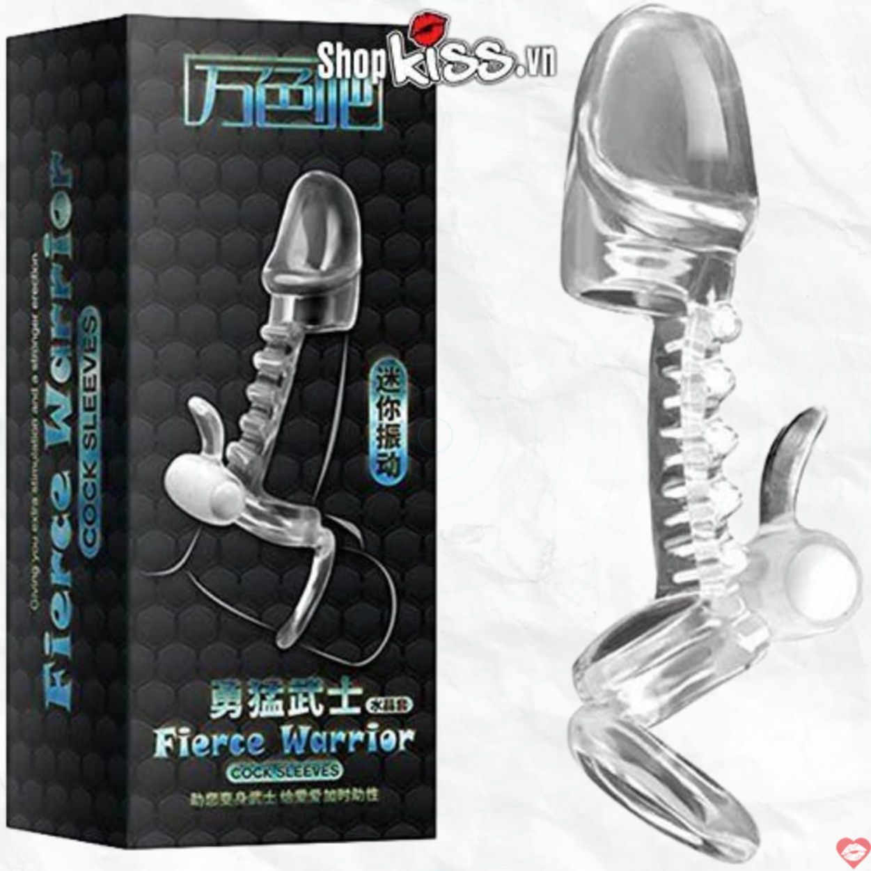 Bao đôn quai đeo rung liếm âm đạo hình xương cá kích thích 