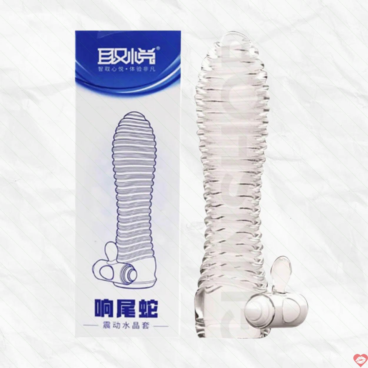 Bao cao su đôn dên rung Aichao Xanh siêu kích thích an toàn 