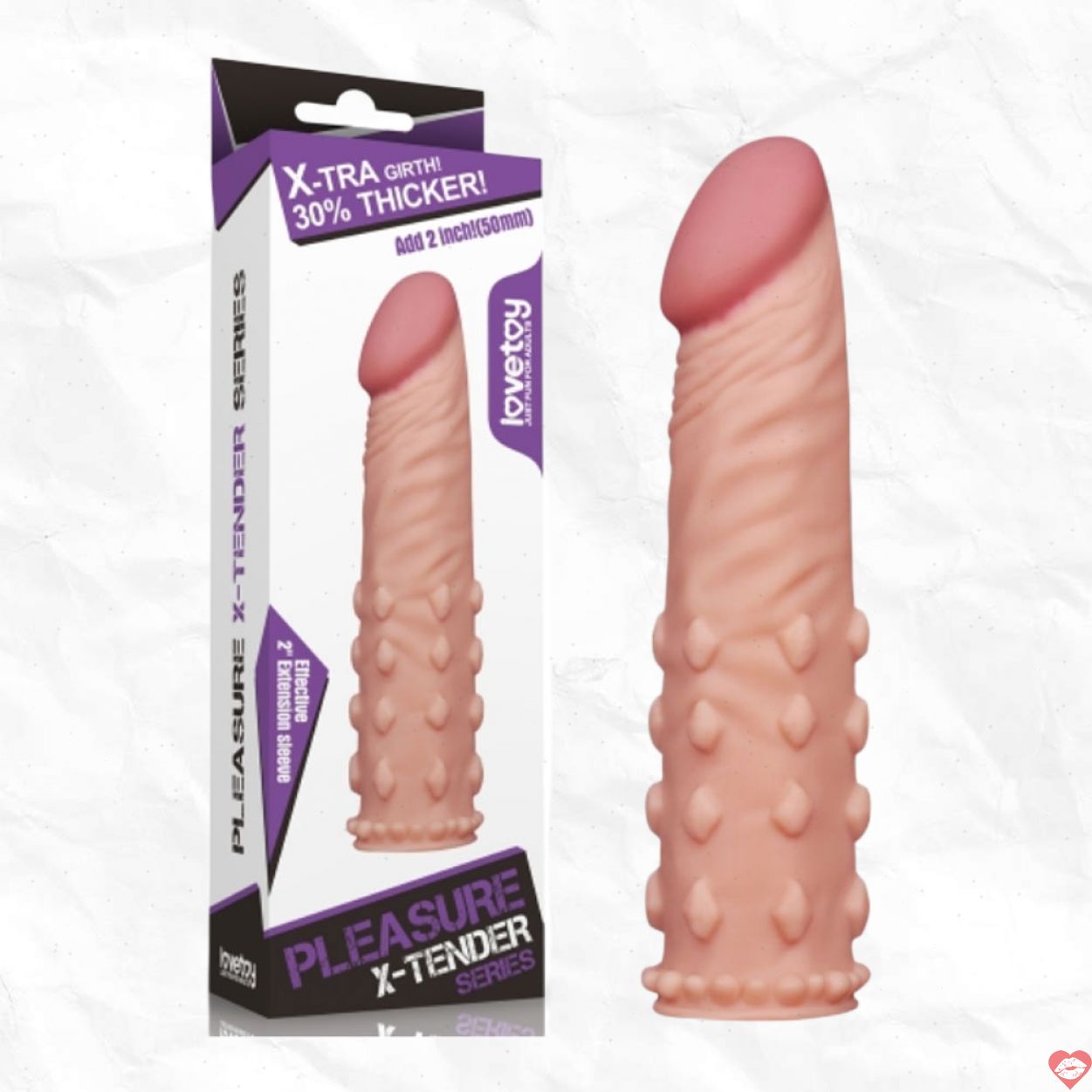 Bao cao su Lovetoy gai kích thích tăng kích thước thêm 5cm 