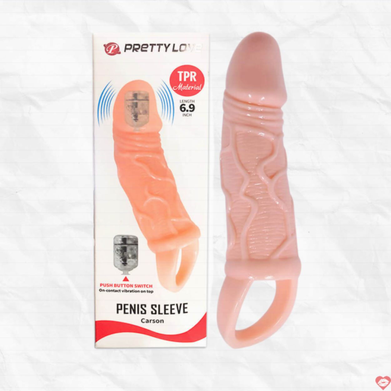 Bao cao su đôn dên rung Pretty Love siêu mềm mượt kích thích 