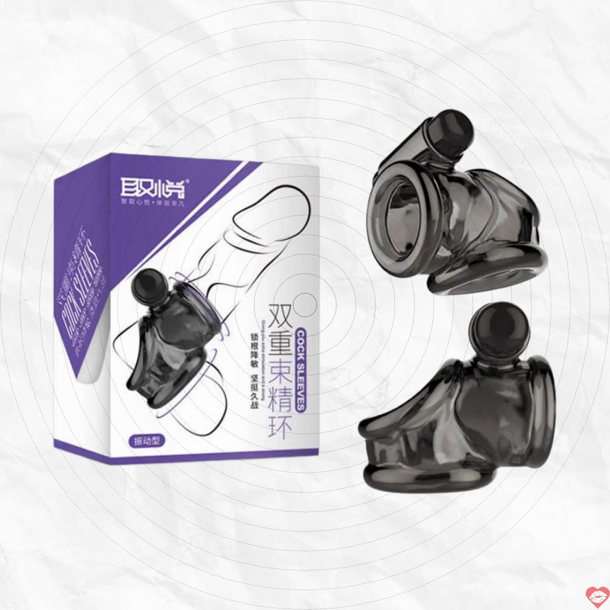 Bao cao su đôn dên rung Aichao Cock Sleeves kích thích mạnh mẽ 