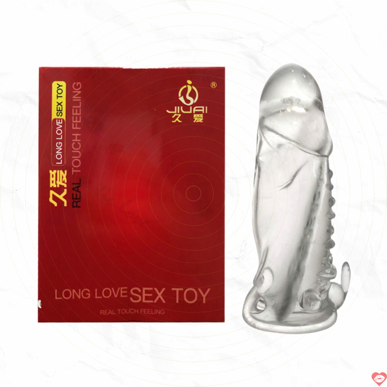Bao Cao Su Đôn Dên Rung Jiuai Real Touch Kích Thích Mạnh Mẽ 
