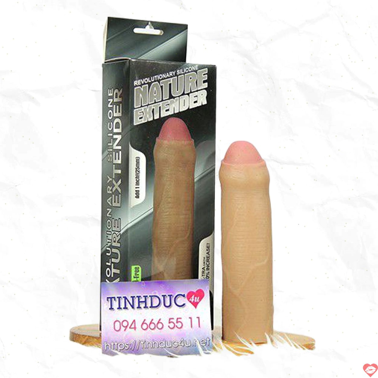 Bao cao su Lovetoy Natural Extender mềm mịn an toàn kích thích 