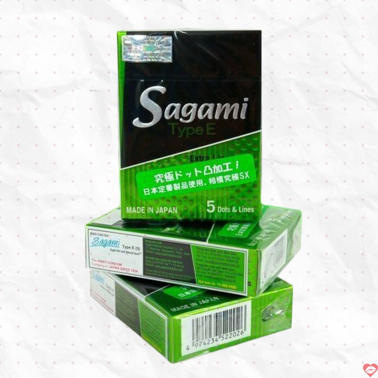 Bao cao su gai gân Sagami Extreme Dot made JaPan - SHP604