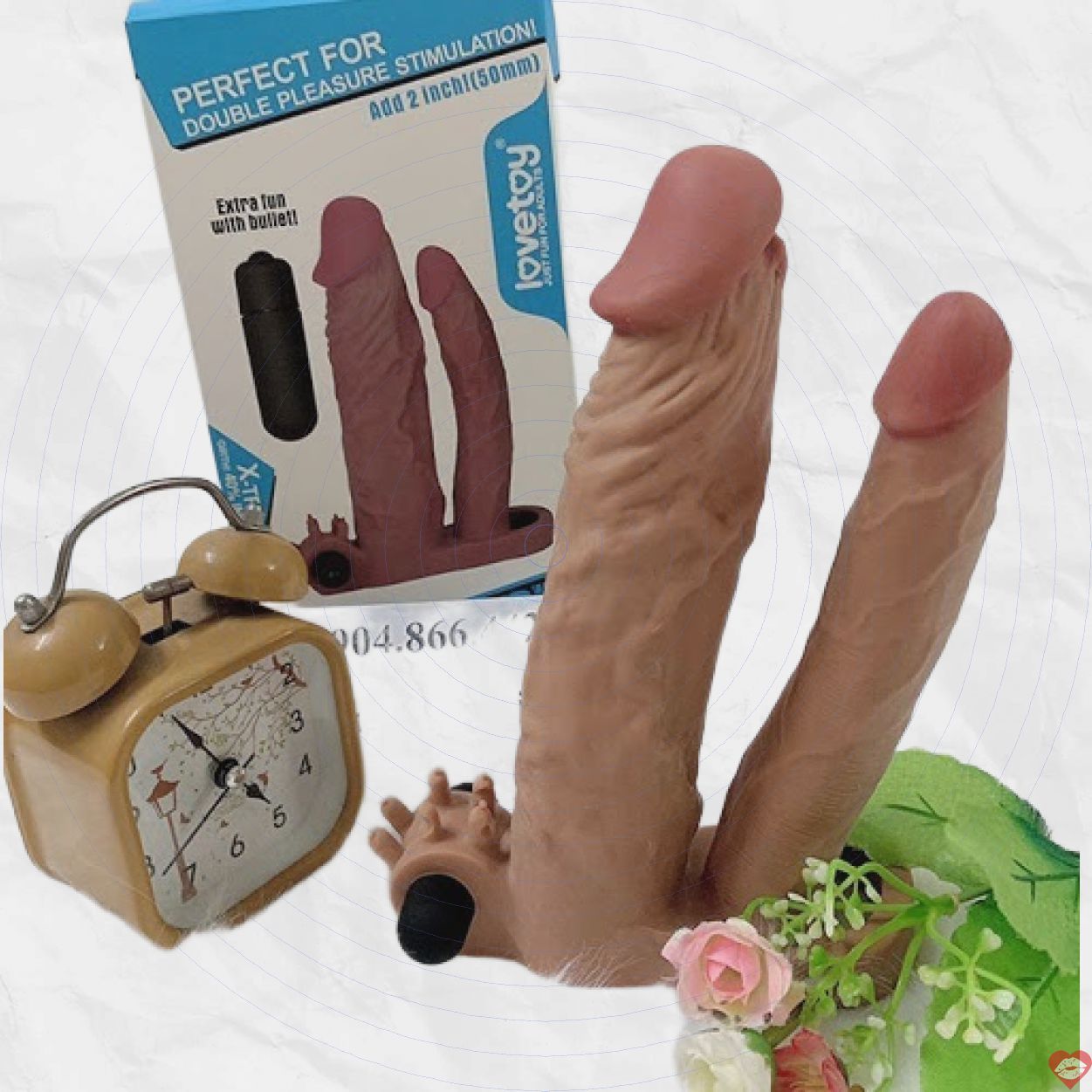 Bao Đôn Lovetoys 2 Nhánh Kích Thích Cực Mạnh - Đồ Chơi Người Lớn 