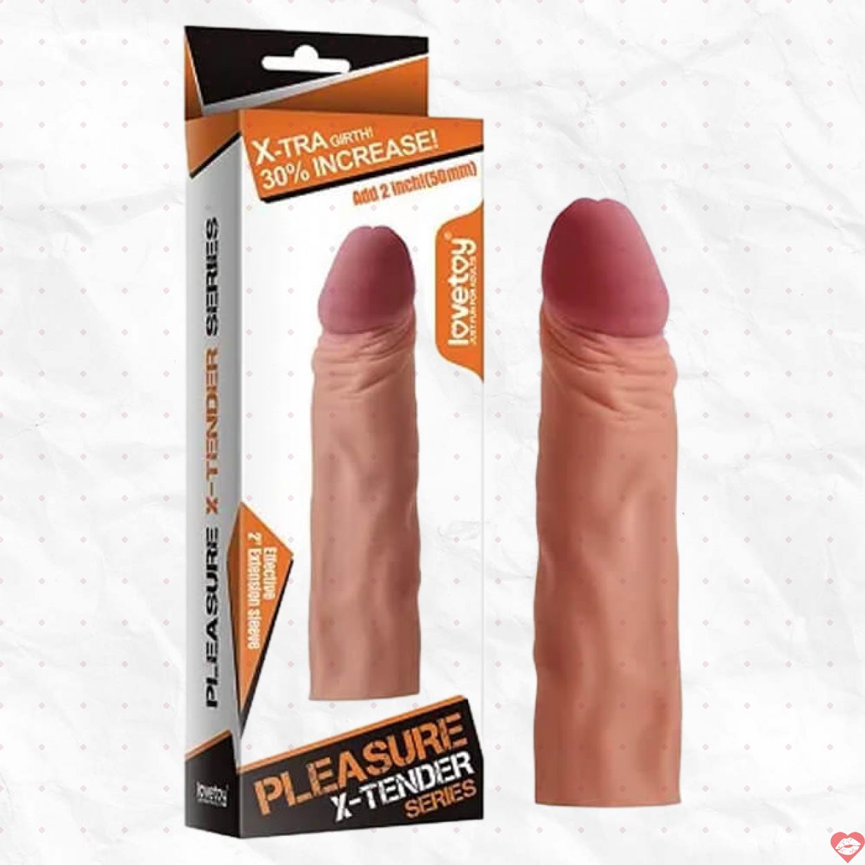 Bao cao su đôn dên Lovetoy Pleasure X-Tender mượt mềm kích thích 