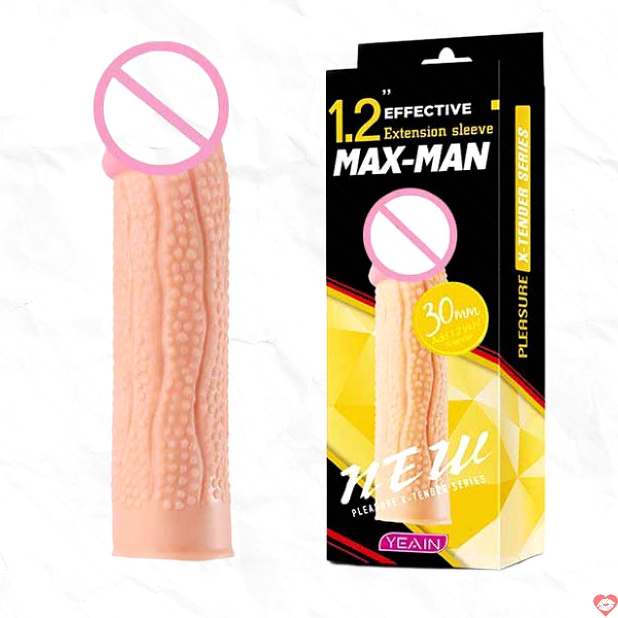 Bao Cao Su Yeain Maxman Siêu Gai Tăng 3cm Giúp Kéo Dài Cực Mạnh 