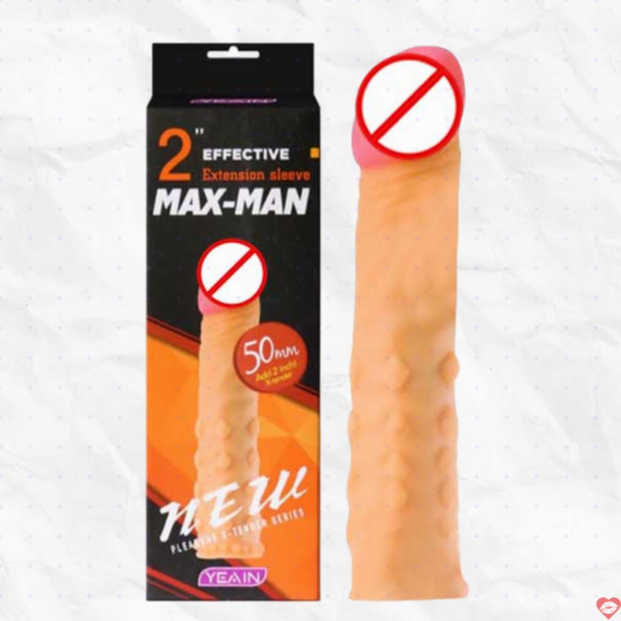 Bao Cao Su Đôn Dên Maxman siêu mềm tăng kích thước tự nhiên 