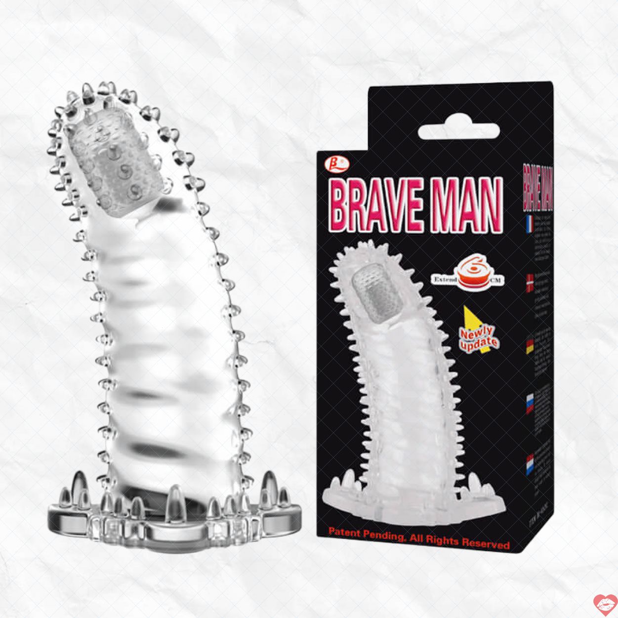 Bao Cao Su Đôn Dên Gai Rung Brave Man Siêu Kích Thích 