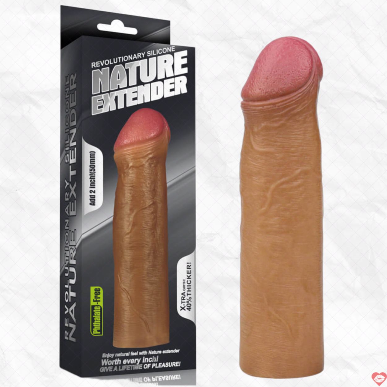 Bao Cao Su Lovetoy Nature Extender Tăng Kích Thước 5cm 