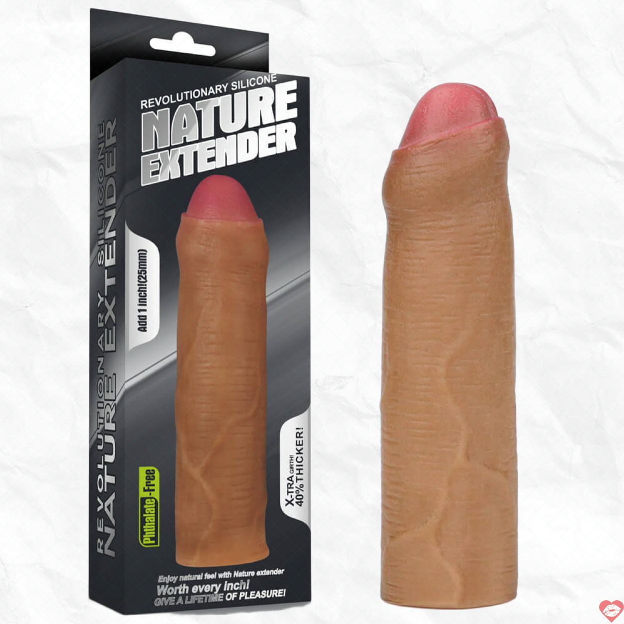 Bao Cao Su Lovetoy Nature Tăng Kích Thước 2.5cm Siêu Bền 