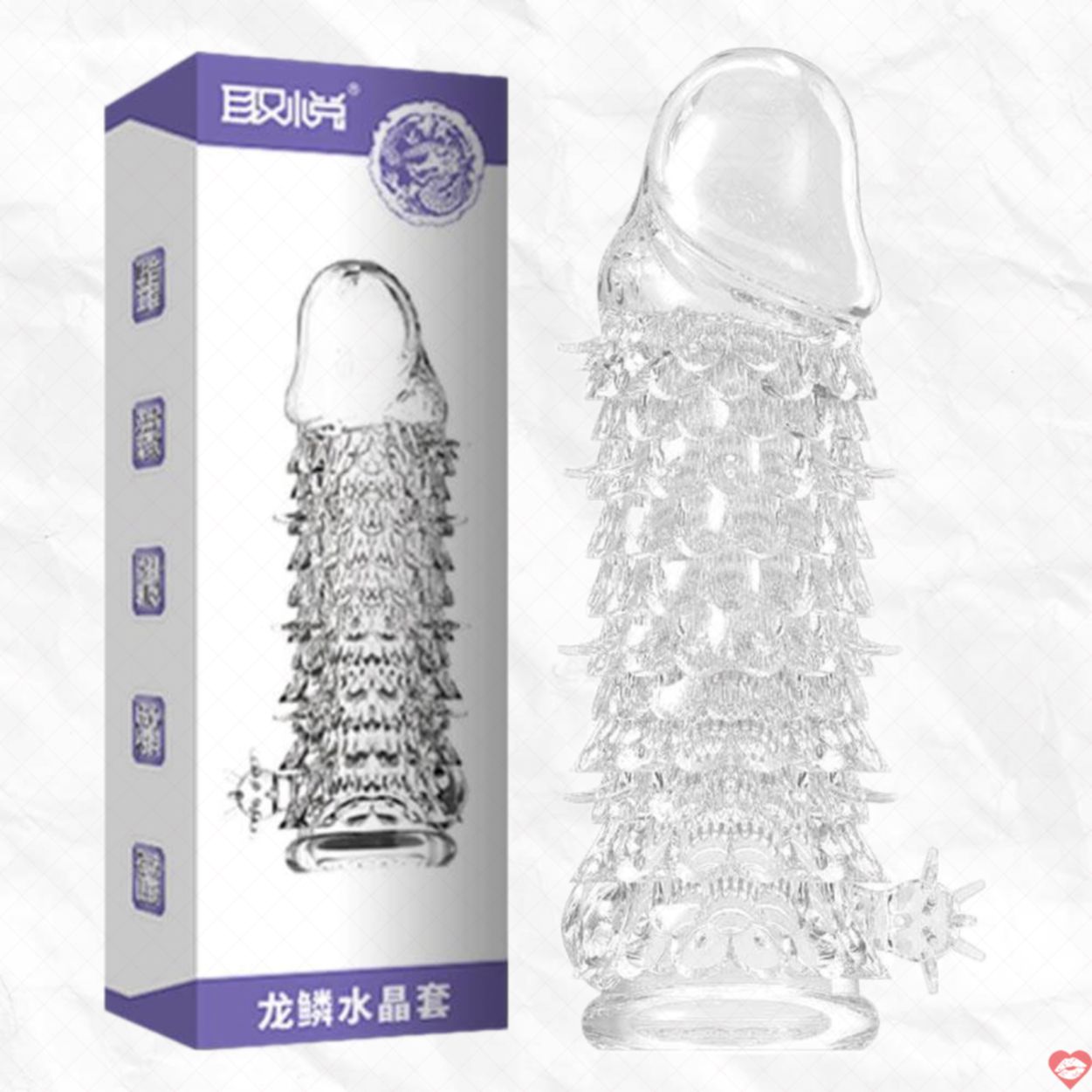 Bao cao su dán Aichao Vảy Cá siêu mượt tăng khoái cảm 