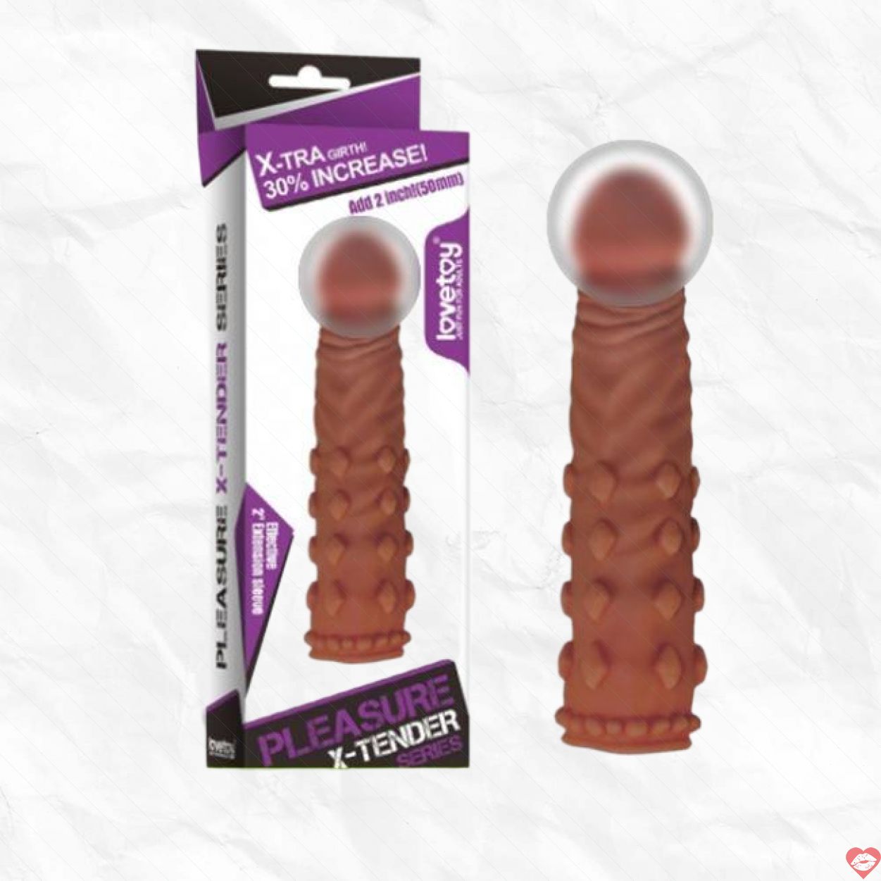 Bao cao su đôn 3 phân gai to Lovetoy kích thích mạnh 