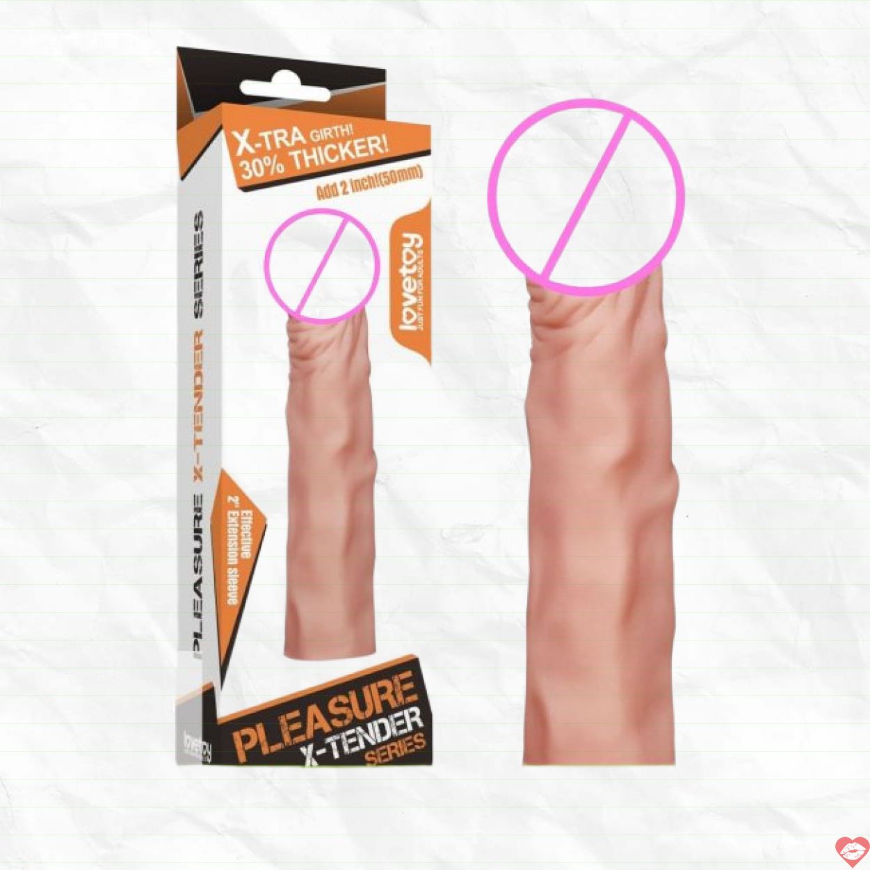 Lovetoy X-Tender cao cấp tăng dài 5cm thoải mái an toàn 