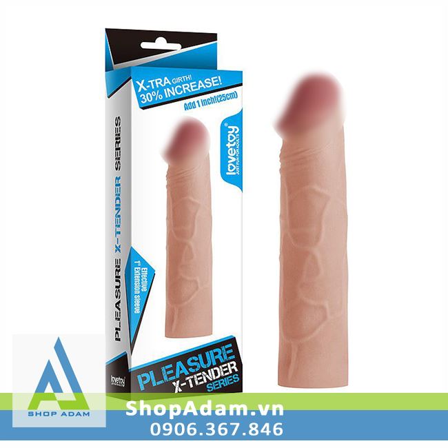 Bao cao su đôn dên 3cm gân nổi đầu trơn siêu kích thích