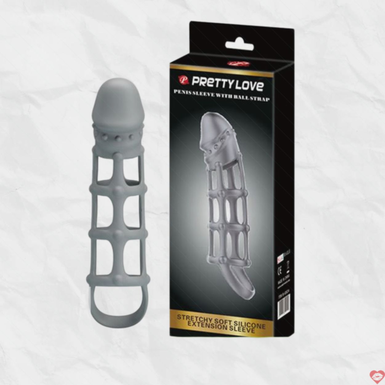 Bao Cao Su Lưới Có Quai Đeo Pretty Love Mềm Mại Kích Thích 
