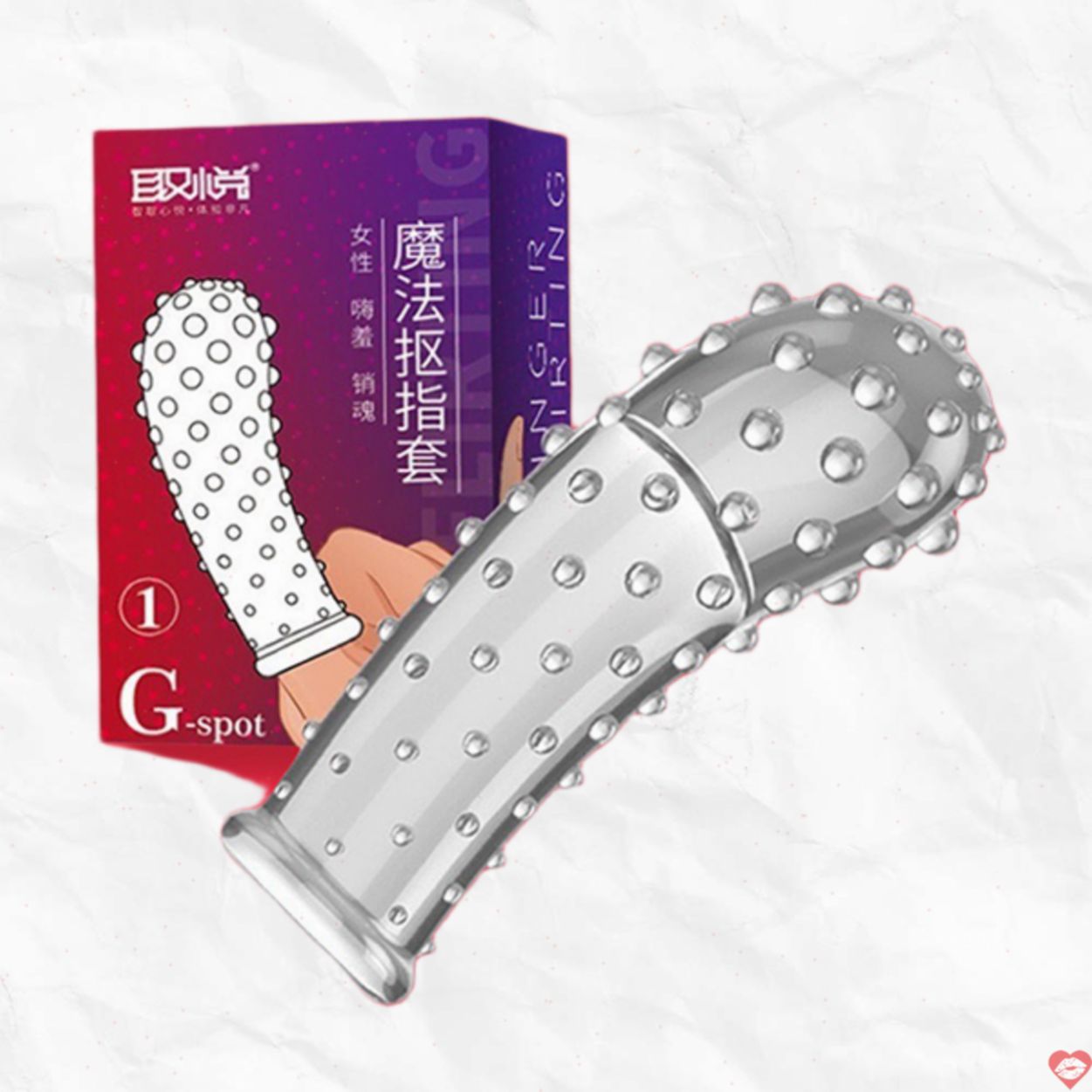Bao cao su ngón tay gai nổi toàn thân Aichao G-Spot 1