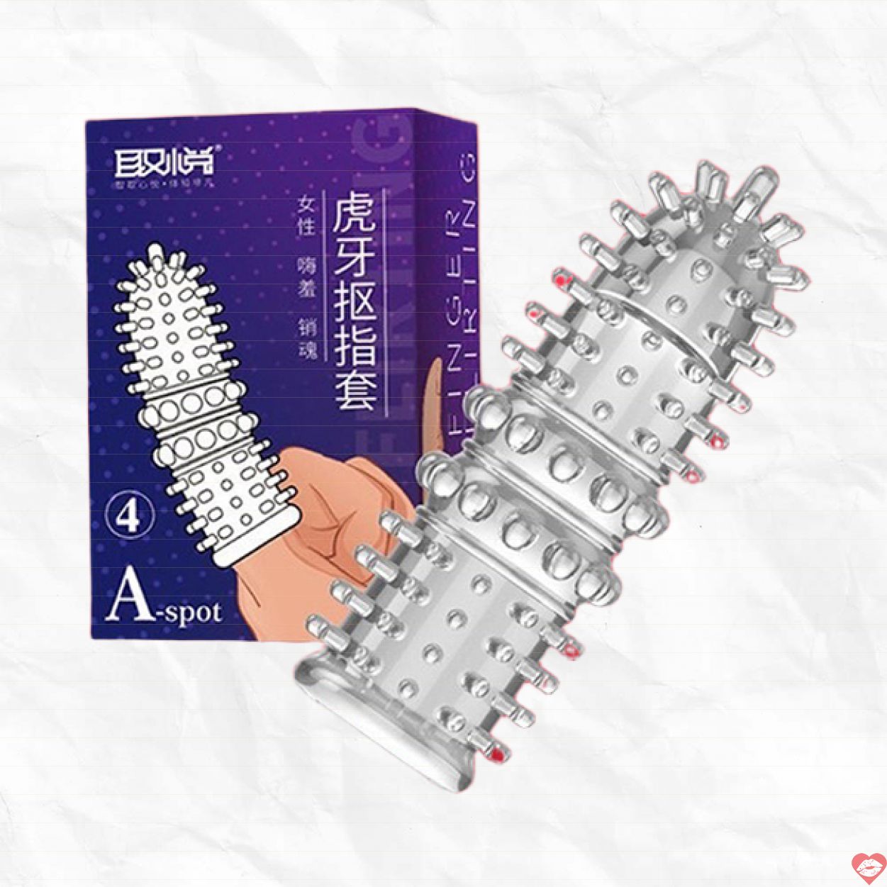 Bao cao su ngón tay gai bi Aichao A-Spot 4 tăng khoái cảm 