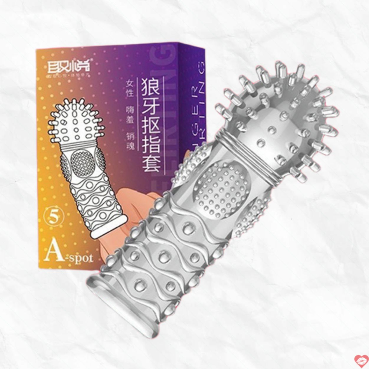 Bao cao su ngón tay gai nổi lớn Aichao A-Spot 5
