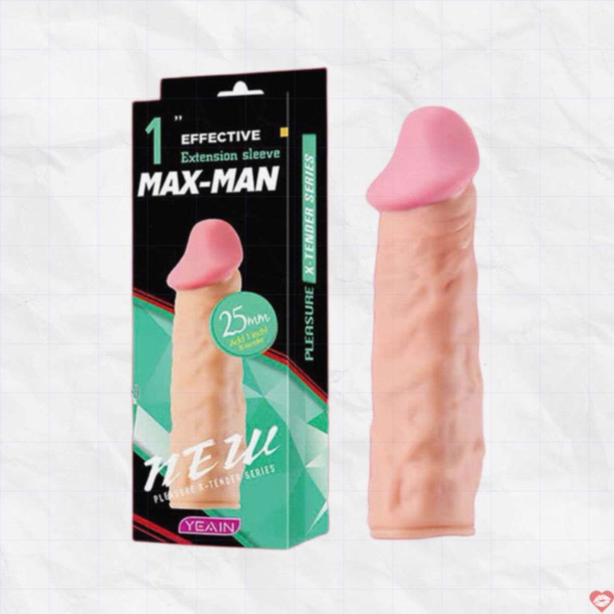 Bao cao su đôn dên Maxman tăng 25cm – YY909