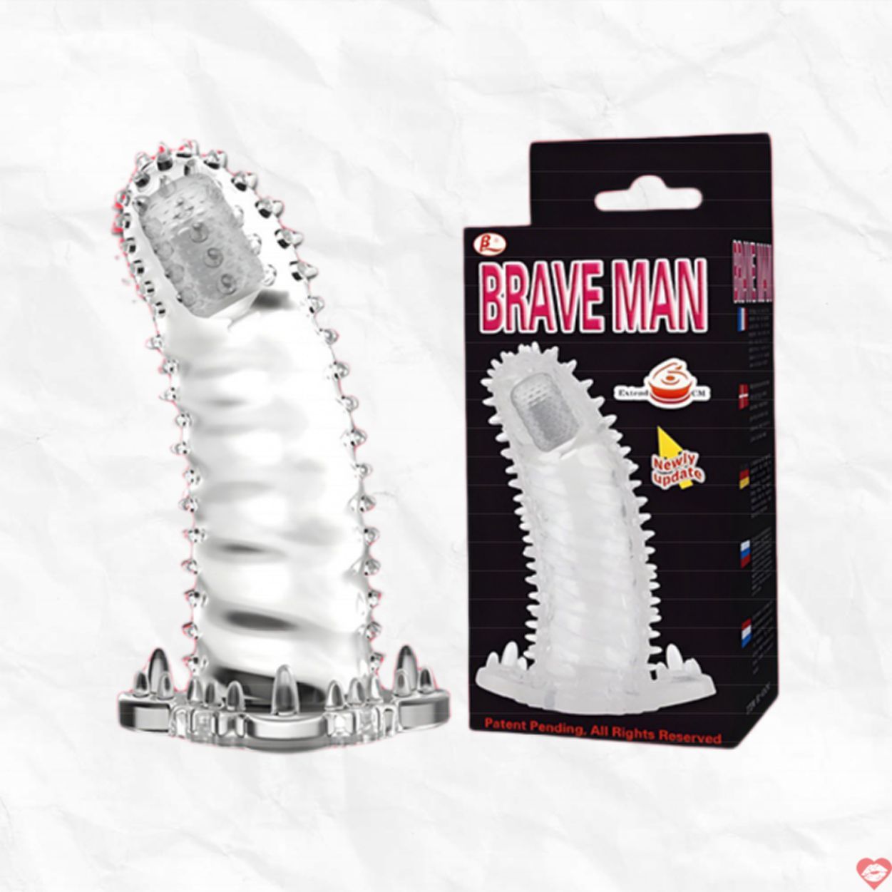 Bao cao su đôn dên siêu gai Brave Man rung đầu
