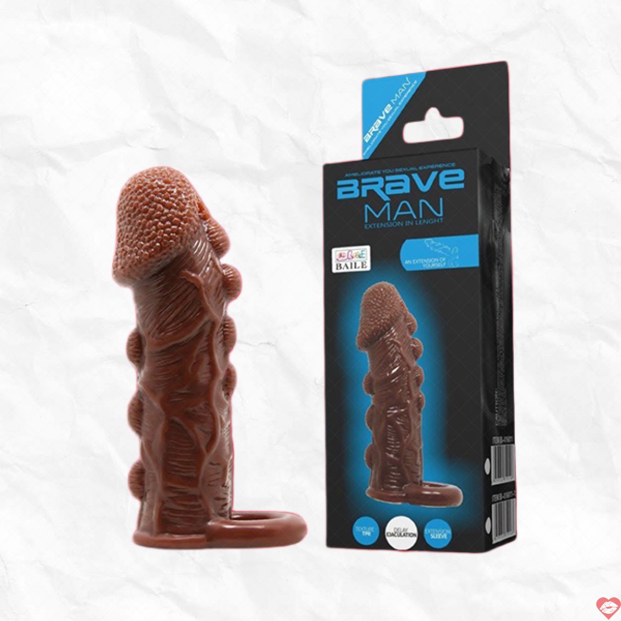 Bao đôn dên da nâu siêu mềm Brave Man