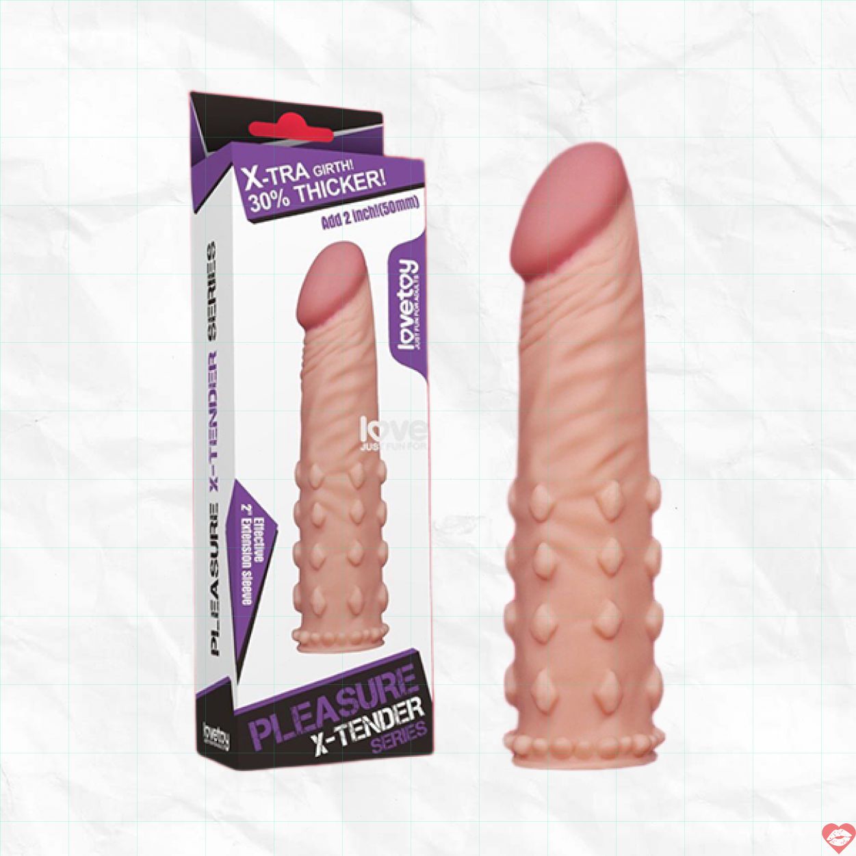 Bao cao su dên gai mềm Lovetoy cao cấp siêu kích thích an toàn 