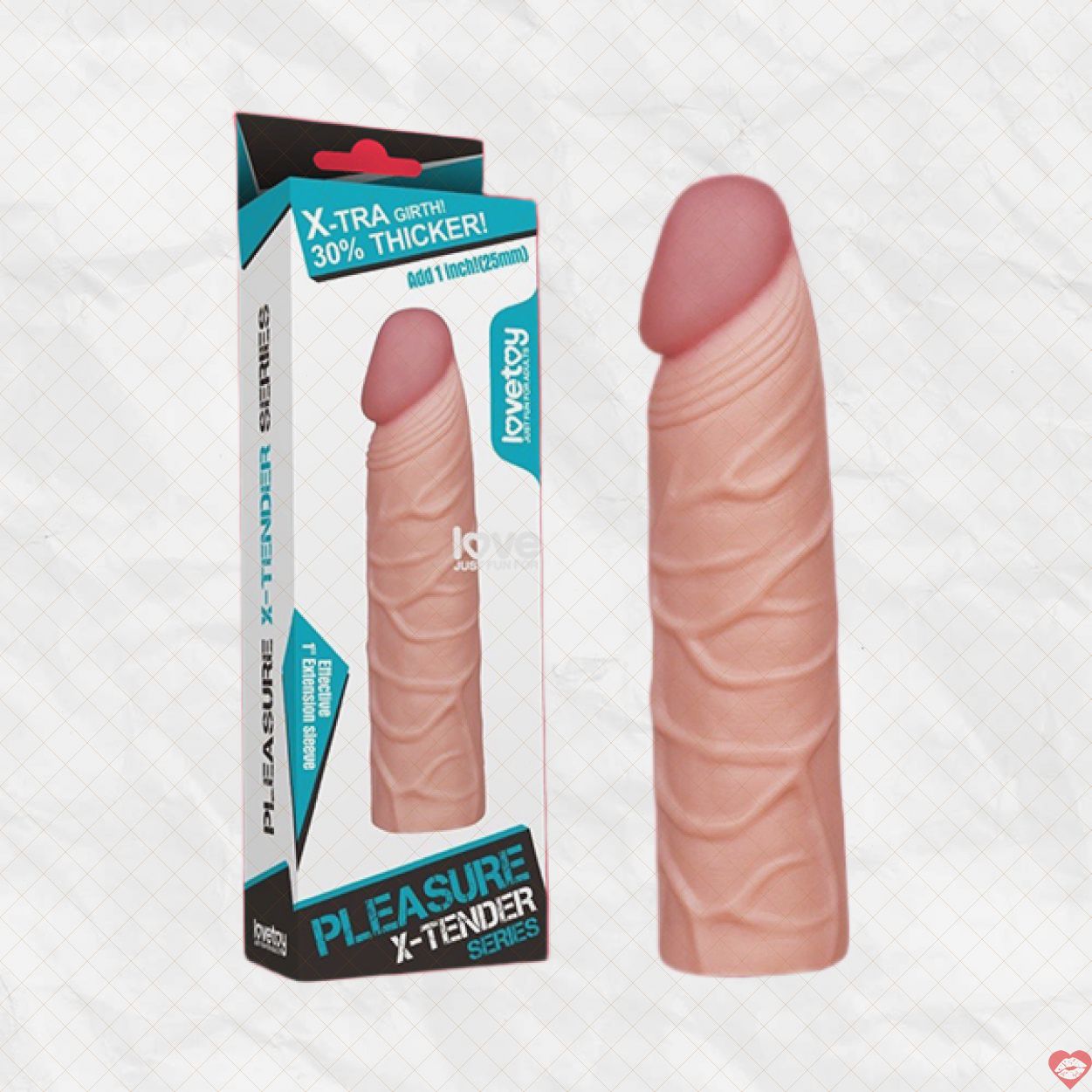 Bao cao su Lovetoy đôn dên gân nổi siêu mỏng kích thích 