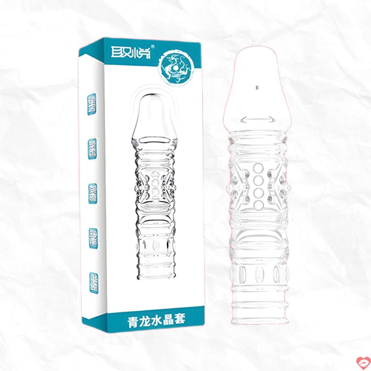 Bao cao su đôn dên gân bi đầu trơn Aichao