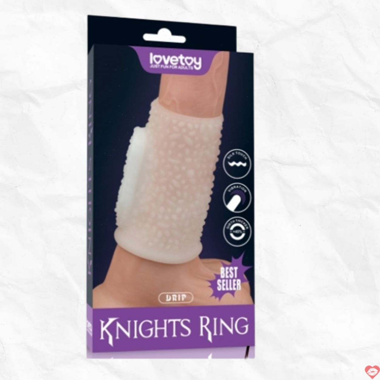 Lovetoy silicon gai nhám rung mạnh kích thích điểm G sảng khoái 