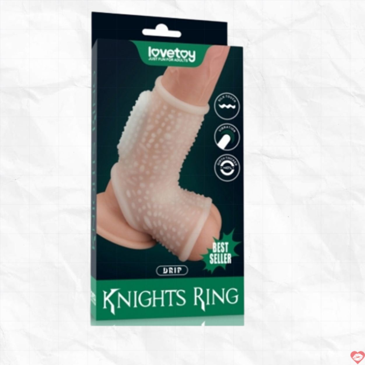 Khúc đôn silicon gai nhám Lovetoy rung mạnh kích thích cực đã 