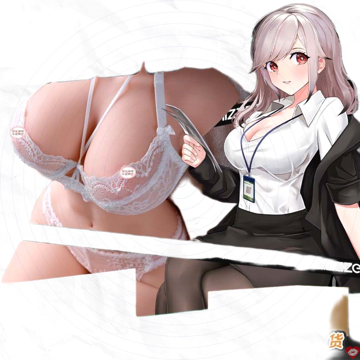 Búp Bê Tình Dục Ling Ruotong Office Girl Sexy 9.75kg Cấy Lông Mềm Mại 