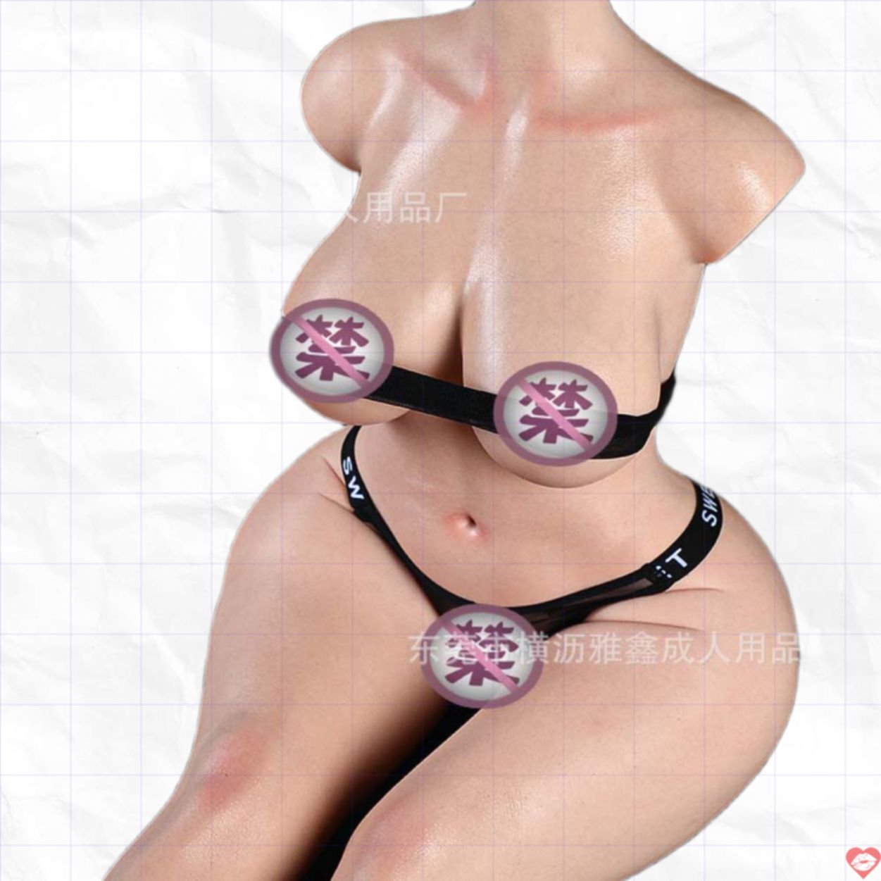 Búp bê bán thân Penelope silicon phát nhiệt ngực mềm mại 8kg 