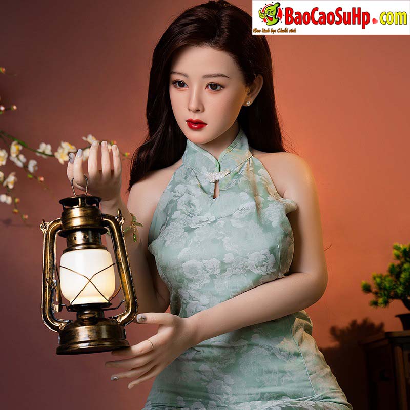 Búp bê tình dục Full cổ trang Nguyệt Hà nhẹ nhàng nữ tính 1m58 đầu silicone thân TPE