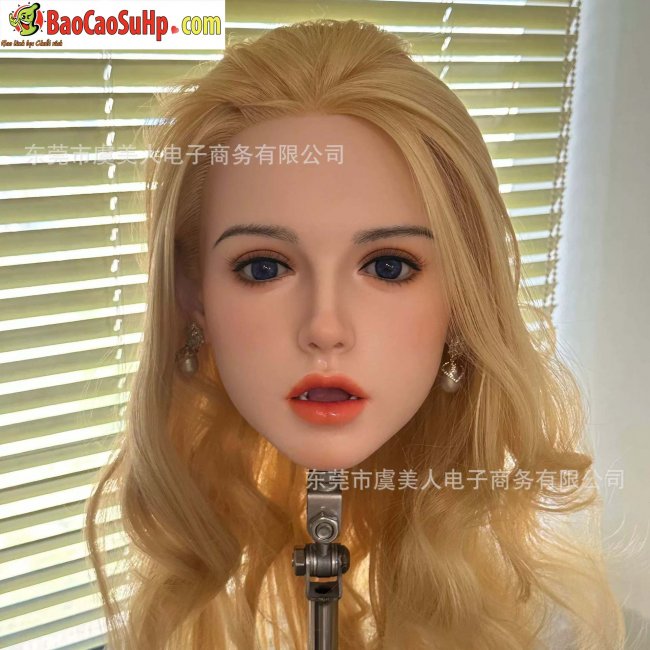 Đầu búp bê tình dục Full silicone cấy tóc 3 lớp M16690 giá tốt