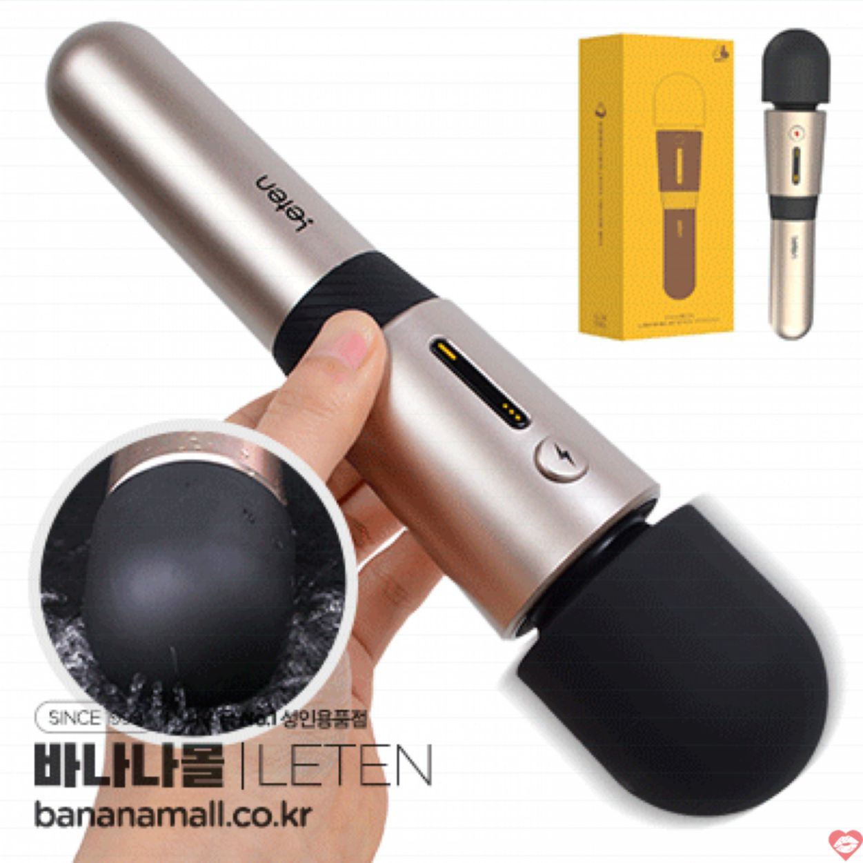 Chày Rung Leten Nhật Bản Siêu Mạnh Sưởi Ấm Tăng Phê 