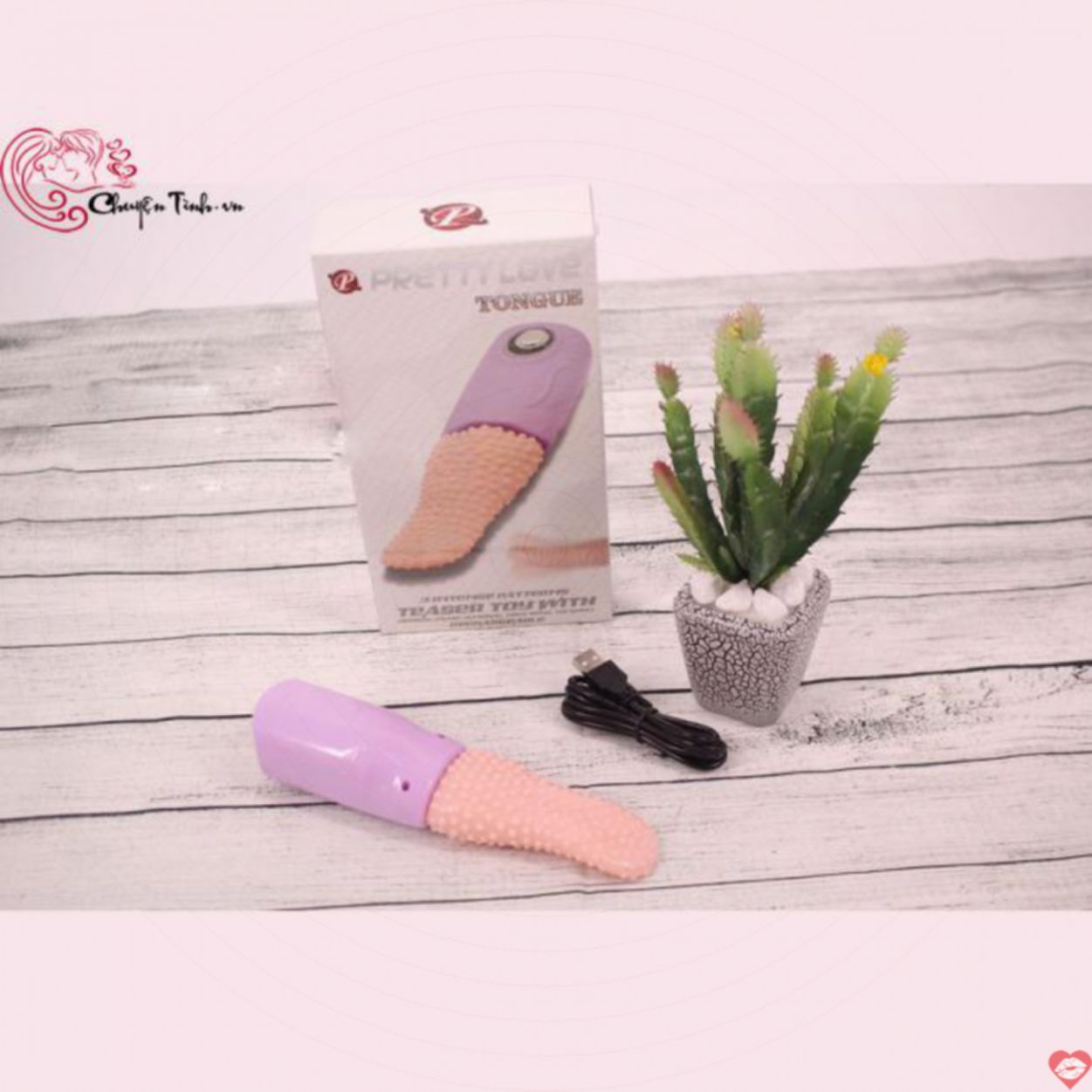 Lưỡi bi rung liếm Pretty Love Tongue đồ chơi tình yêu hot 