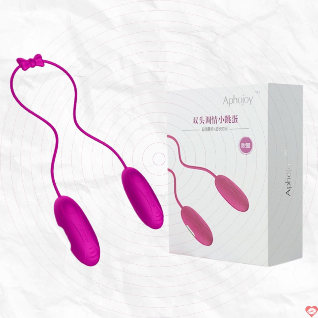 Trứng Rung Silicon 2 Đầu Cao Cấp Sạc Pin - Aphojoy