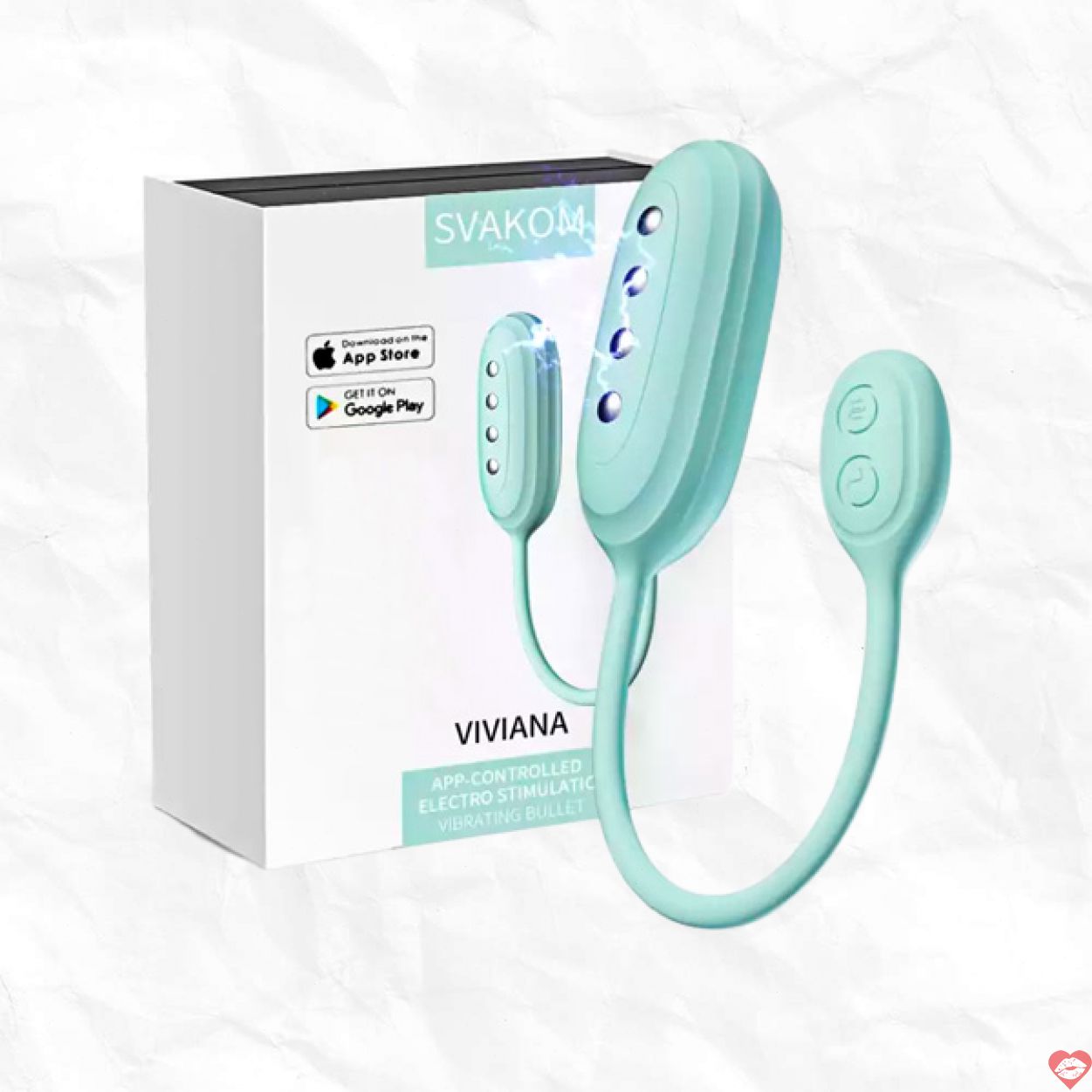Trứng Rung Svakom VIVIANA USA Xung Điện Kích Thích Điều Khiển 