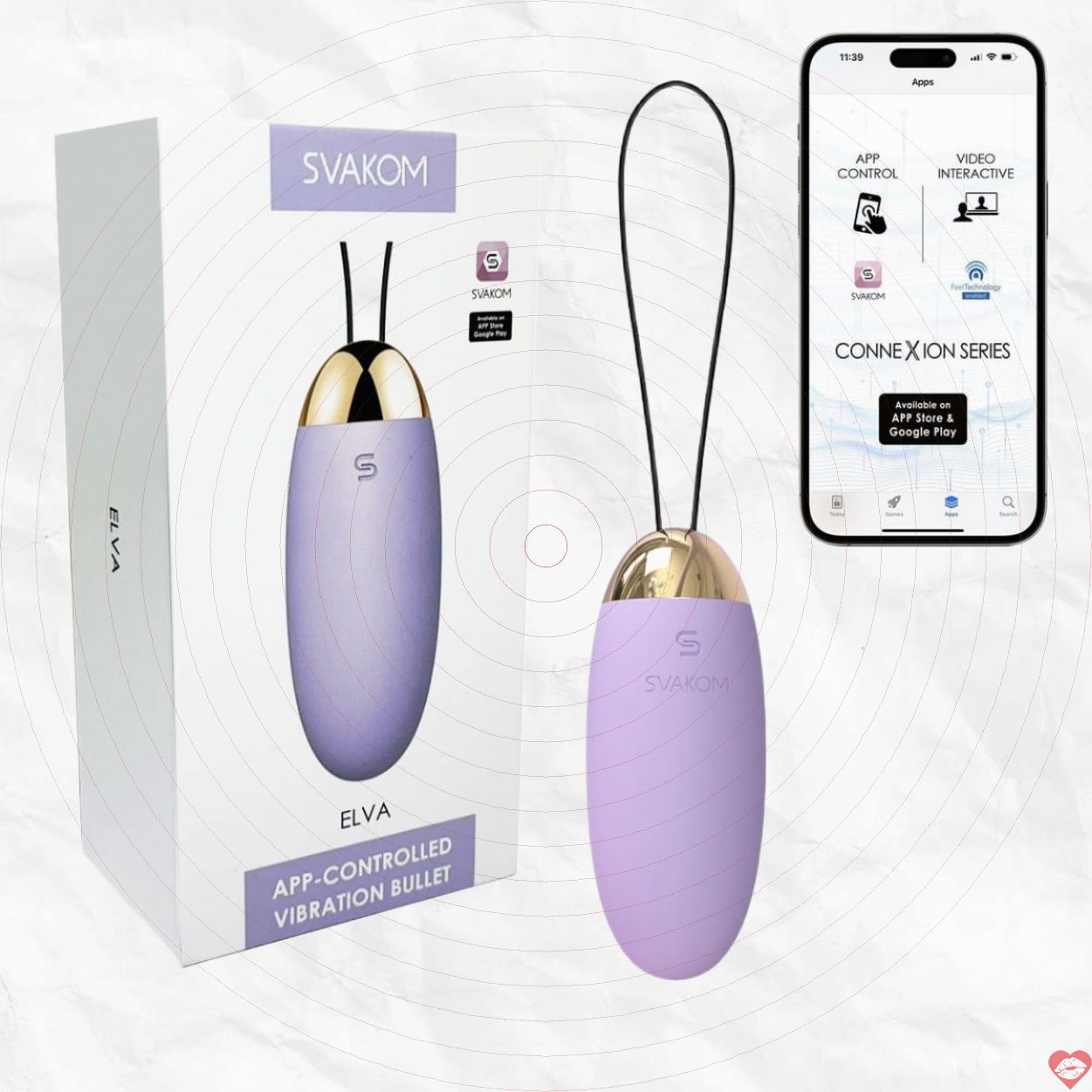 Trứng Rung Svakom ELVA - Điều Khiển App Từ Xa - Siêu Phẩm Mỹ  
