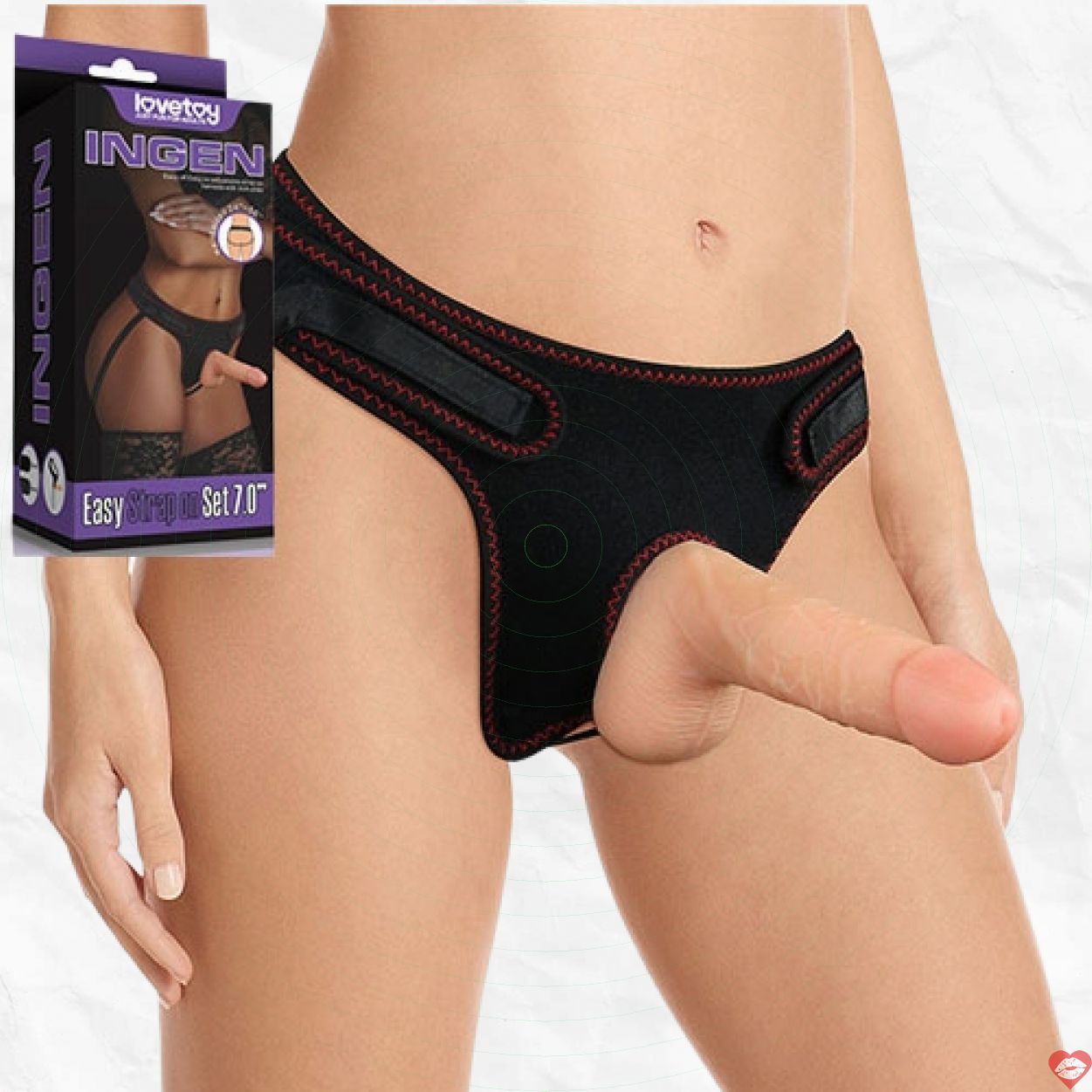 Dương Vật Giả Mềm Mịn Gắn Dây Đeo Lovetoy USA Hấp Dẫn 