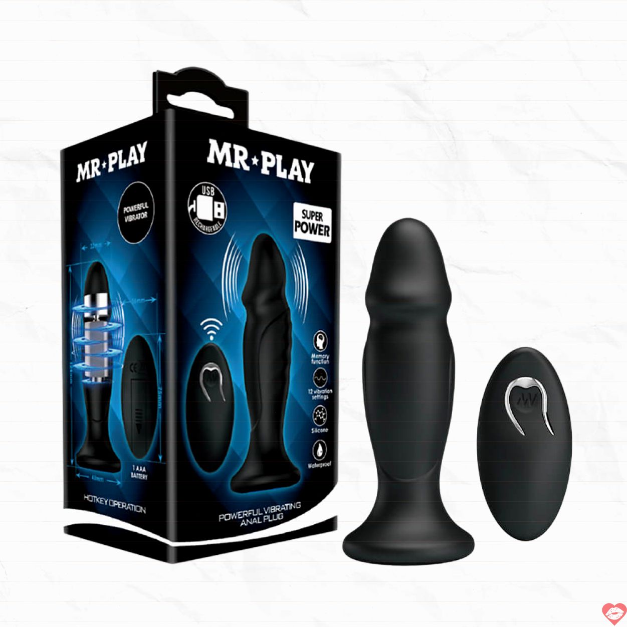 Trứng Rung Pretty Love Mr-Play 85W Kích Thích Hậu Môn Cực Mạnh 