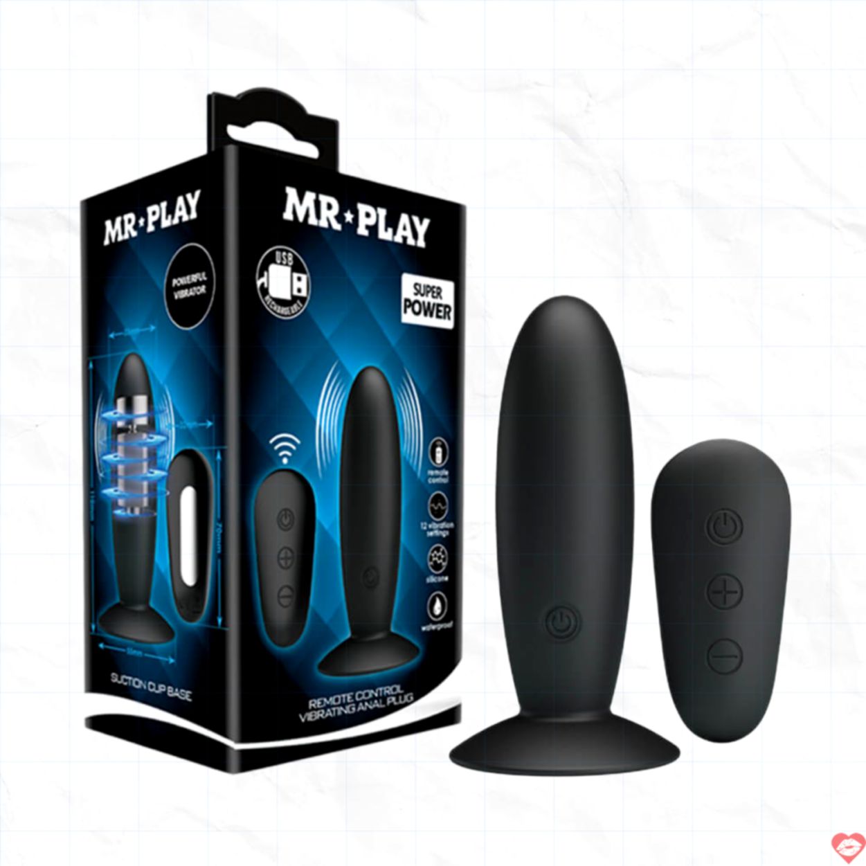 Trứng rung hậu môn Pretty Love Mr-Play 45W công suất cao kích thích 