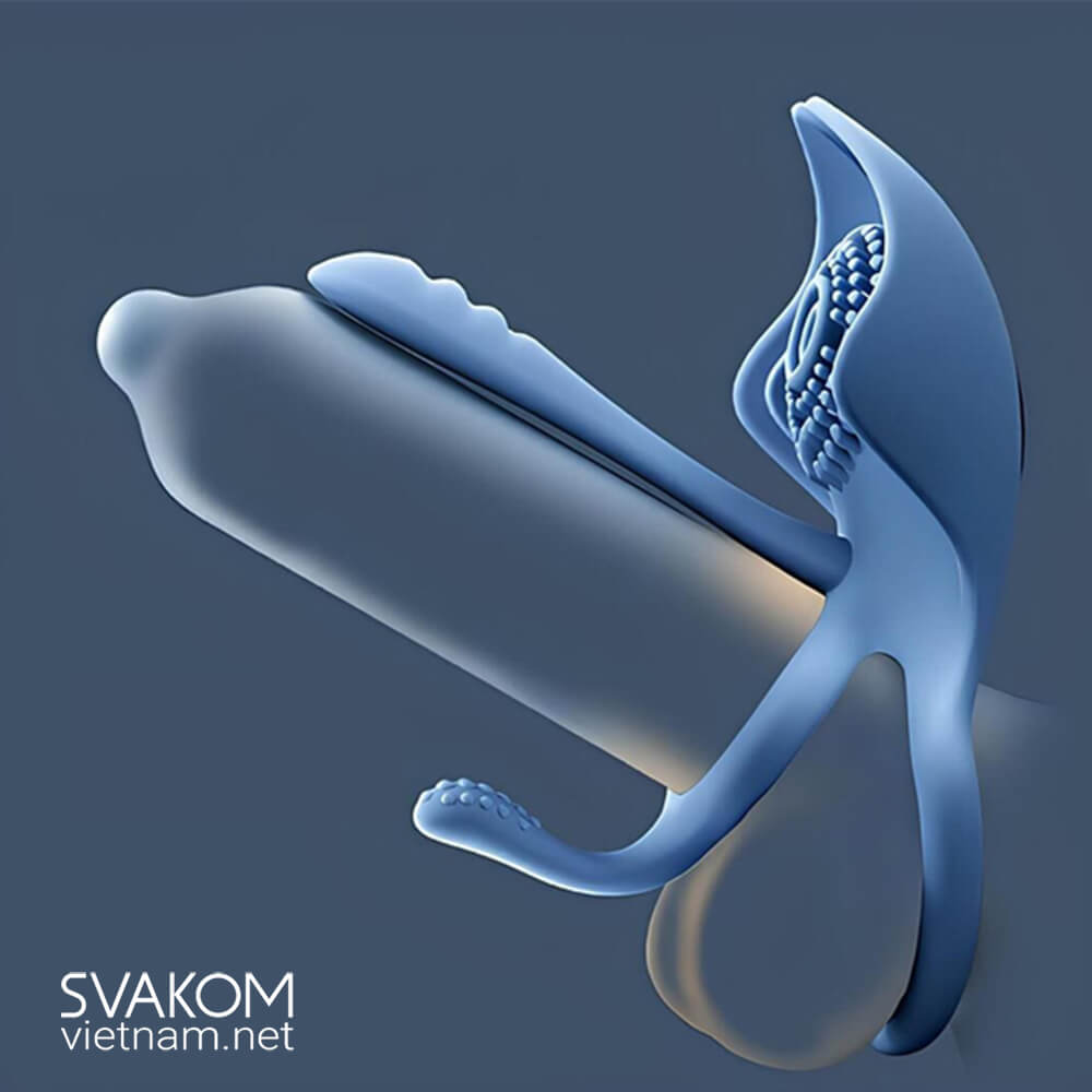 Cock Ring SVAKOM Barzillai - Vòng Đeo Dương Vật Kích Thích 4 Điểm Nhạy Cảm Điều Khiển Qua Ứng Dụng