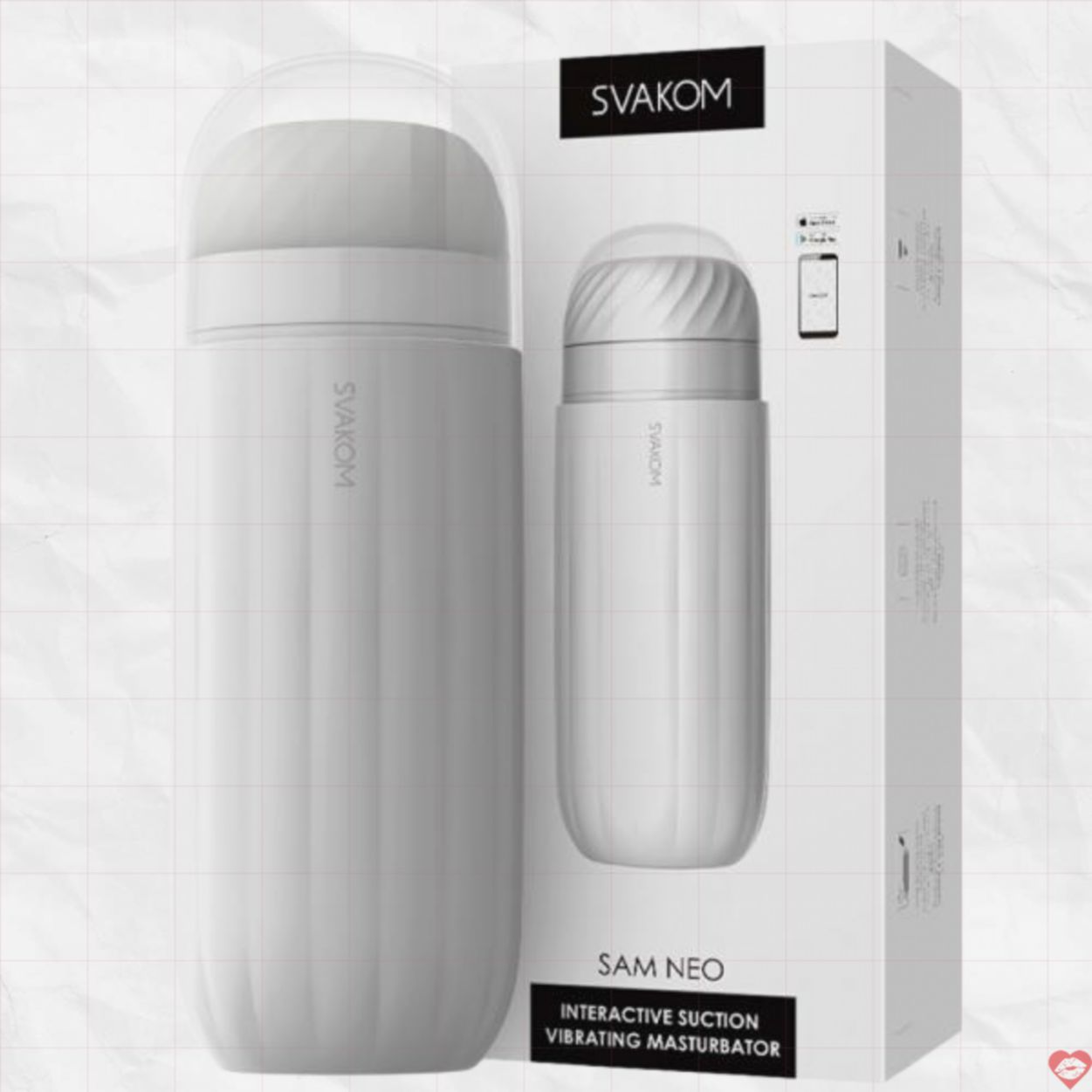 Âm đạo giả Svakom Sam Neo điều khiển app tương tác webcam 