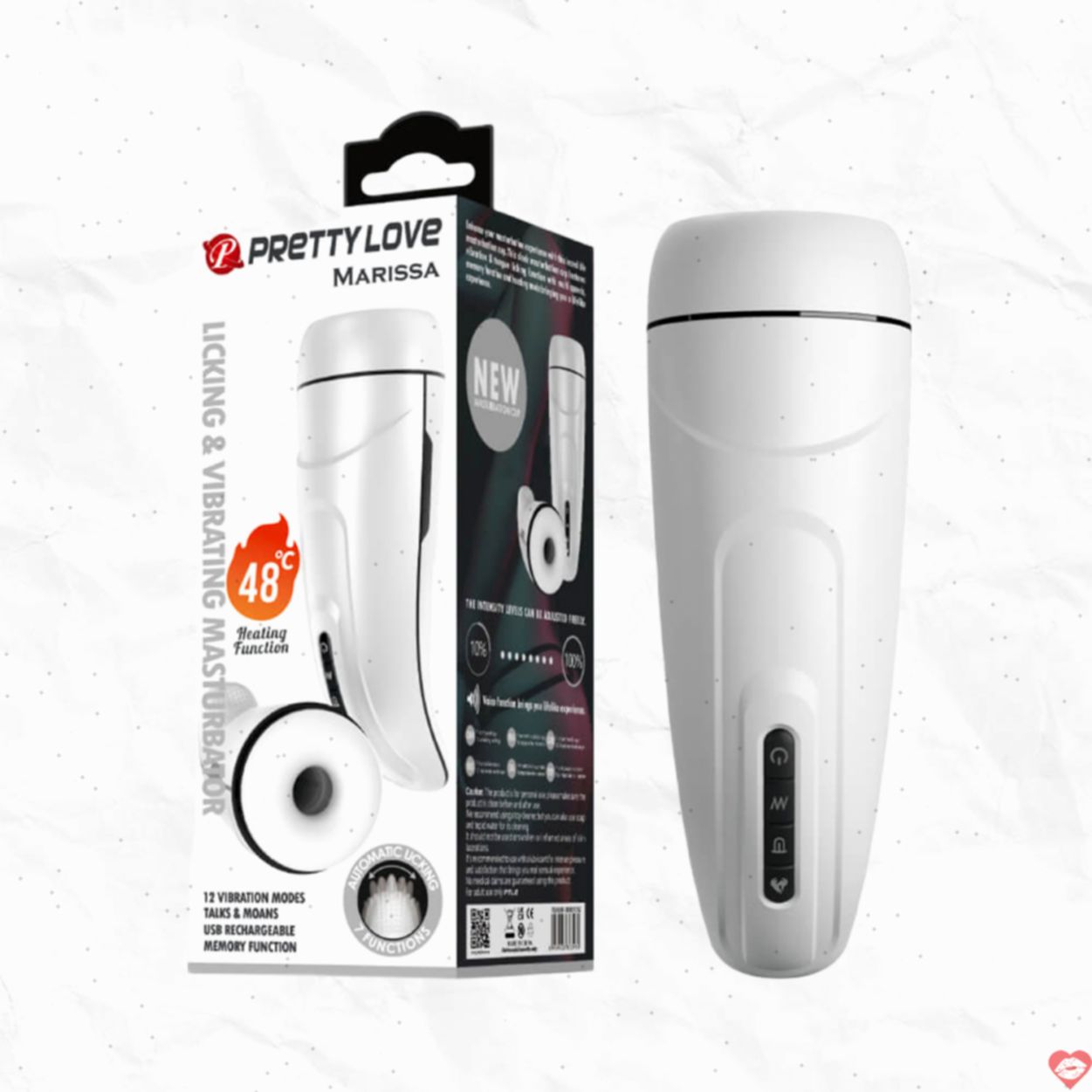 Pretty Love Marissa 4D rung liếm silicon đa năng siêu kích thích 