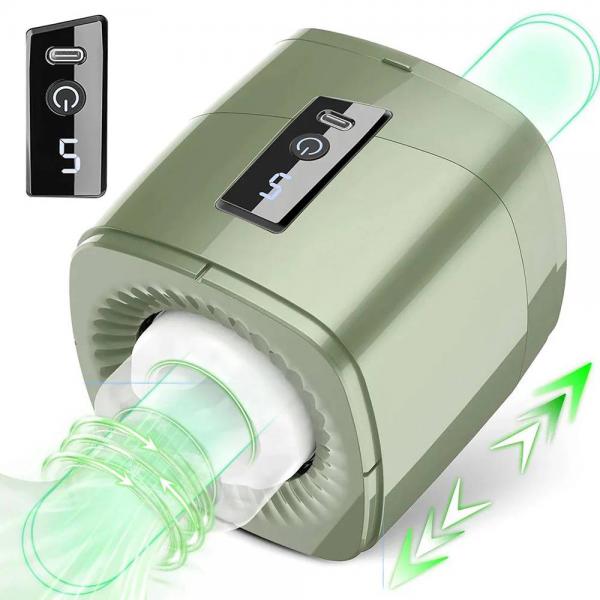 Cốc thủ dâm Erectile Stem Ailebo rung thụt xoay âm đạo giả tự động nhỏ gọn