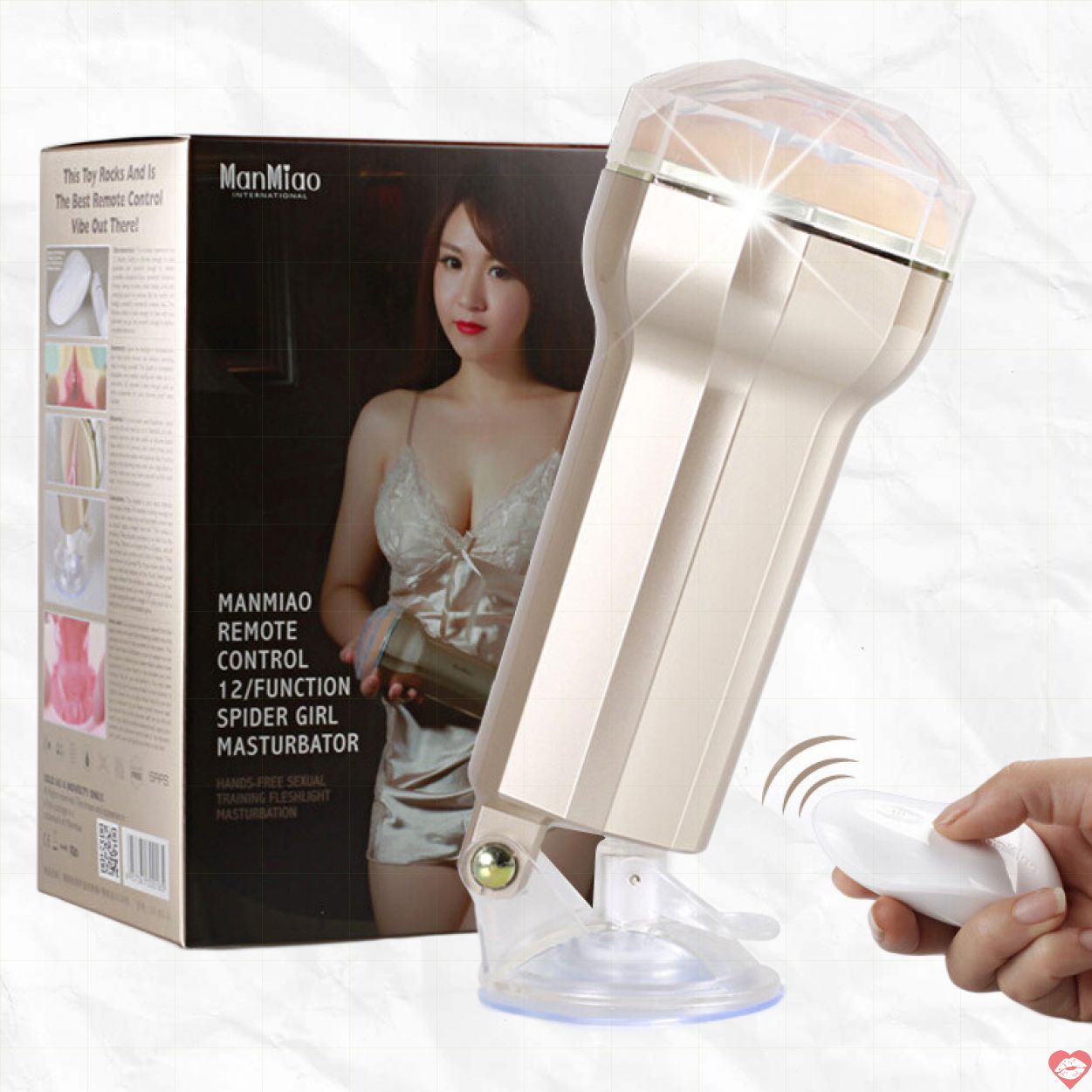 Âm Đạo Giả Cao Cấp Điều Khiển Từ Xa ManMiao Gold Chính Hãng 